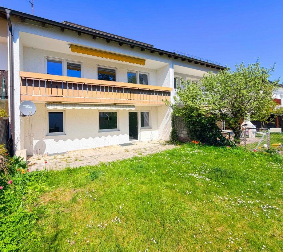 Haus Gartenansicht Zweifamilienhaus Eichenau