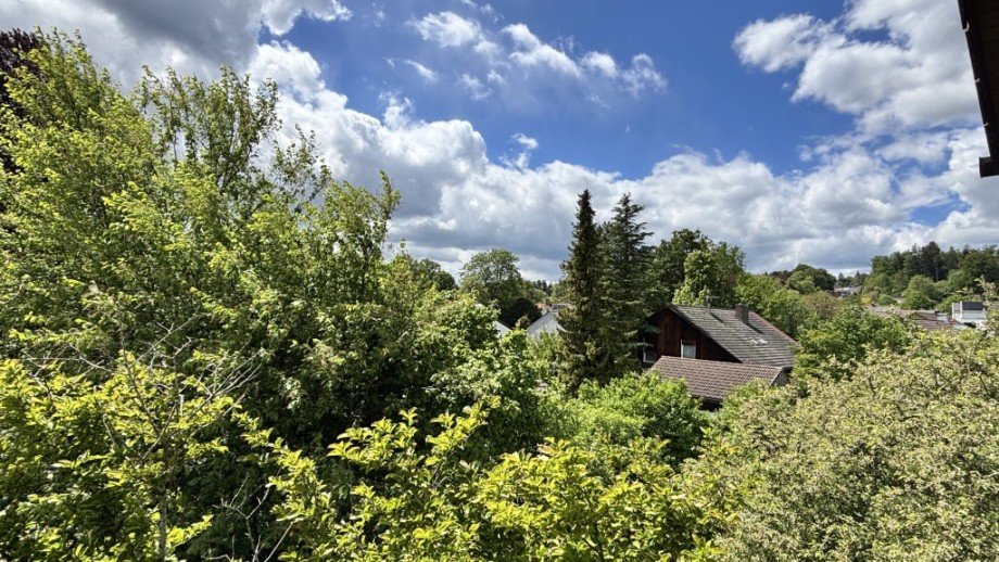 Blick vom Balkon Zweifamilienhaus Tutzing