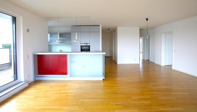 Wohnzimmer S�d-Nord M�nchen - 10809162000 Wohnung DG-Penthouse-Traum mit Bergblick und TOP-Infrastruktur!N�he Schlosspark und Hirschgarten in 80639 M�nchen - Nymphenburg