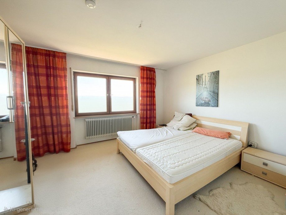Schlafzimmer Doppelhaush�lfte Wielenbach