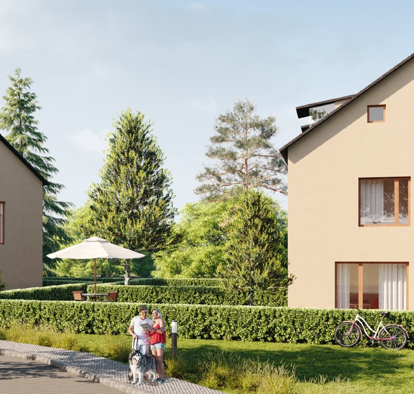 Ostansicht Starnberg Doppelhaush�lfte Starnberg