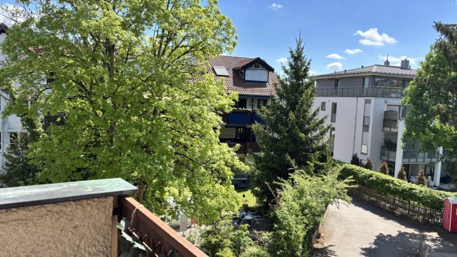 Blick vom S�dbalkon Wohnung Starnberg