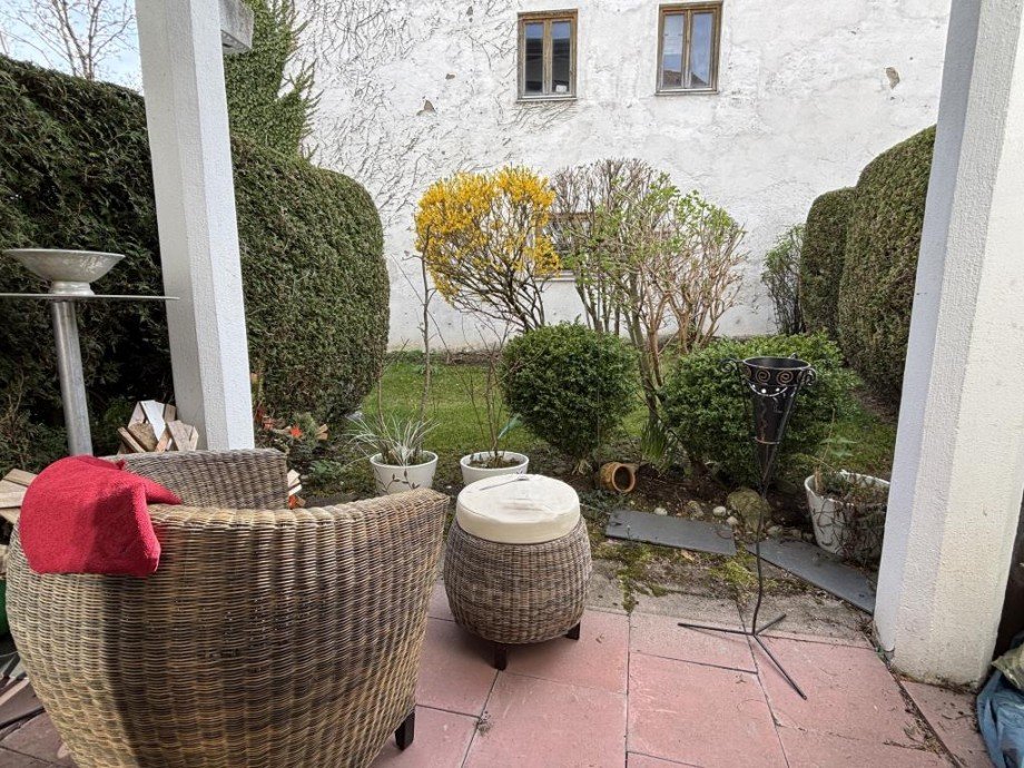 Terrasse Au�enbereich Einzelhandel P�cking