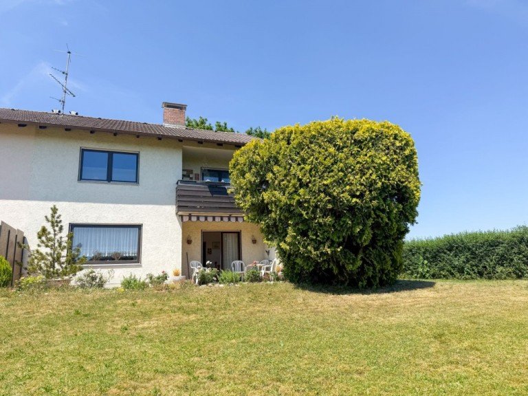Gartenansicht Wielenbach - 10809190159502 Doppelhaush�lfte Wohlf�hl WOHNEN mit hoher Privatsph�re! Optimal aufgeteilte DHH in 82407 Wielenbach