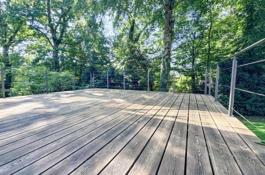 Gartenterrasse Doppelhaush�lfte Starnberg