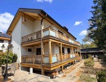 Hausansicht Garten Energieeffizientes, Zwei-Generationenhaus am Ostufer - unabh�ngig von �l und Gas!
 Barrierefrei. Hochwertig luxuri�se Ausstattung im Nullemissionshaus in 82335 BERG Allmannshausen