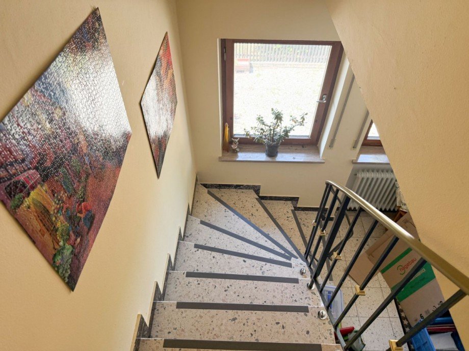 Treppenhaus Doppelhaush�lfte Wielenbach
